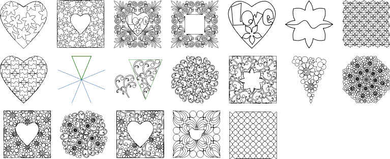 Designs included in Class FIVE