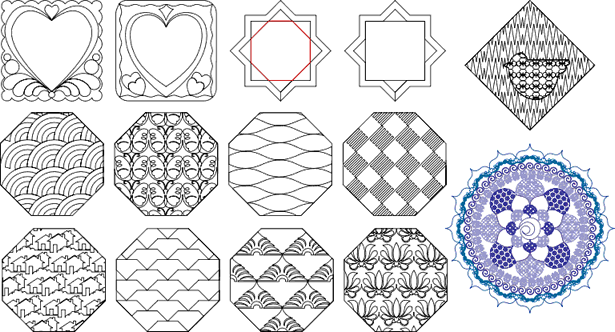 
 Designs included in Class SIX