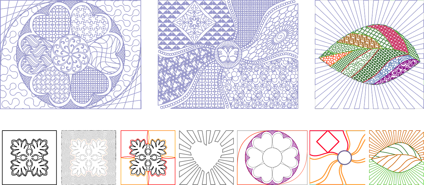 Designs included in Class SEVEN