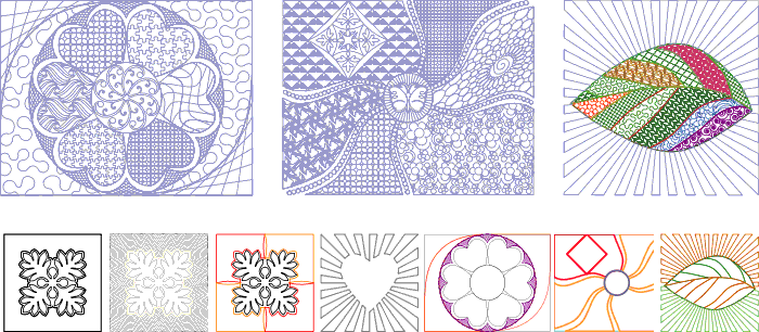 Designs included in Class SEVEN